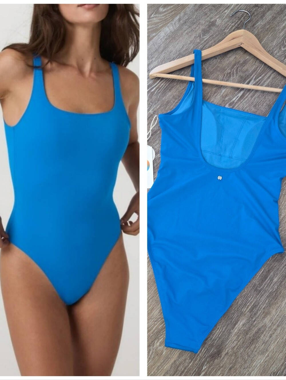 Vuori Encinitas One Piece Women's Swimsuit NWT Regatta Blue Athletic Resortwear